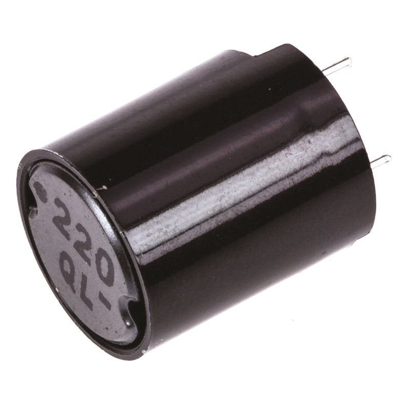 5 pcs - Panasonic 22 μH ±10% Ferrite Leaded Inductor, 2.8A Idc, 40mΩ Rdc, ELC11D