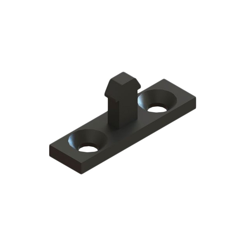 10 pcs : DLS-2 - DOOR LATCH STRIKER BLK 2X2 TO8