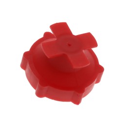10 pcs : UN9997A - UNIVERAL THREADED PLUG:LDPE RED,