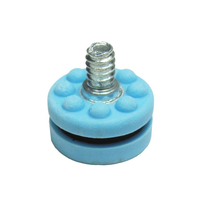 10 pcs : SI-430-C8002 - SCREW GROMMET THERMOPLASTIC BLUE