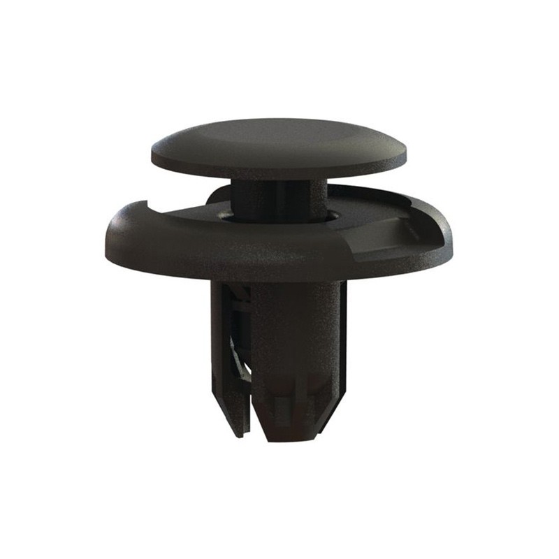 10 pcs : 1301303 - PUSH-IN RIVETS, BLACK, .315 IN H