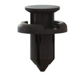10 pcs : 1301300 - PUSH-IN RIVETS, BLACK, .394 IN H