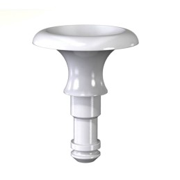 10 pcs : SLPL-1L-W - SNAP LATCH WHITE 0.142' - 0.228'