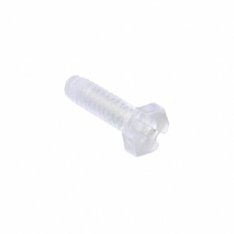 10 pcs : 010440X037PC - HEX SLOTTED SCREW 4-40 THREAD 3/