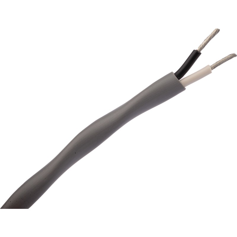 1 Reel of 152 M - Belden 2 Core, 1.3 mm² CSA, 6.96mm od, 152m, Chrome