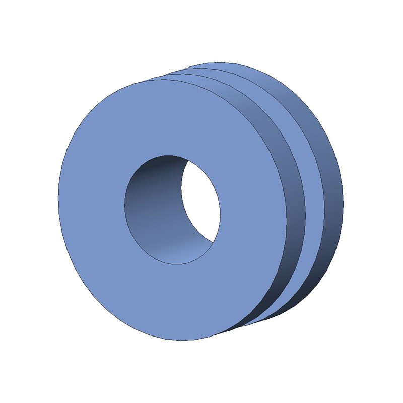 10 pcs : G-504-1 - SCREW GROMMET THERMOPLASTIC BLUE