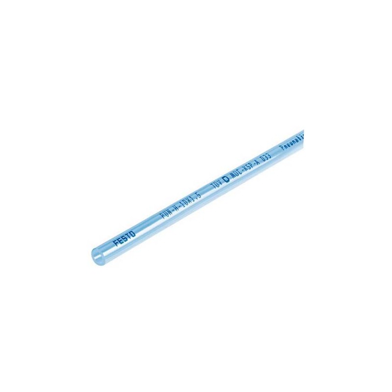 1 Bag of 50 - Festo Compressed Air Pipe Blue Polyurethane 12mm x 50m PUN-H-T Series, 8048711