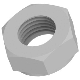 10 pcs : HN-M4-79 - HEX NUT 0.310' POLYCARBONATE M4
