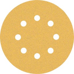 1 Bag of 5 - Bosch C470 Aluminium Oxide Sanding Disc, 125mm, Medium Grade, P80 Grit, 5 in pack