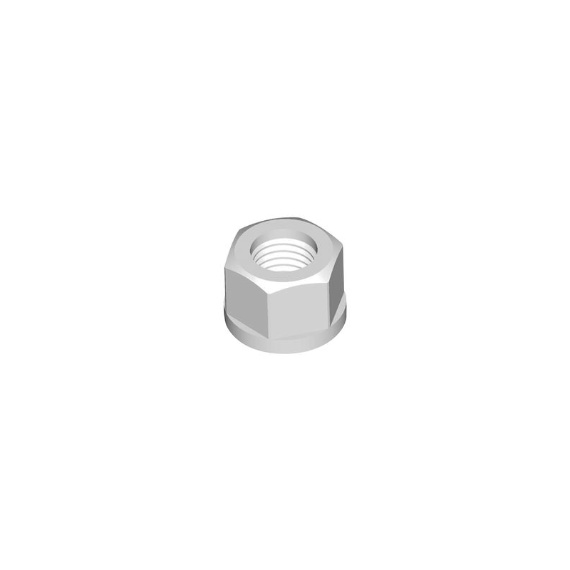 10 pcs : 04M100150WFHN - HEX FLANGE NUT, M10 X 1.5 THREAD