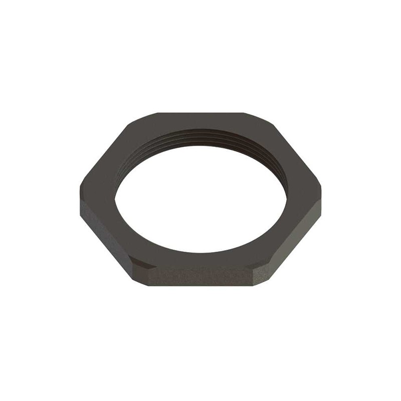 10 pcs : CGLN-M25-BK - LOCK NUT 1.260' NYLON M25