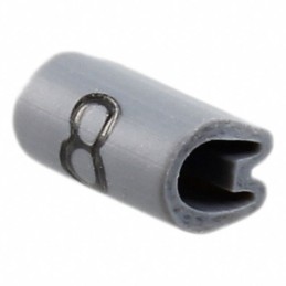 10 pcs : EC0039-000 - WIRE MARKER PUSH ON 4.5MM GRAY