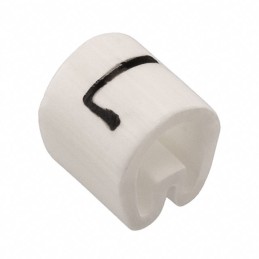 10 pcs : EC0603-000 - WIRE MARKER PUSH ON 4.5MM WHITE