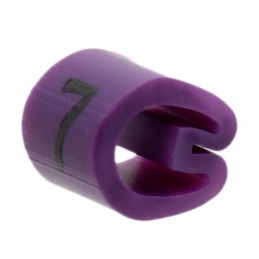 10 pcs : EC0820-000 - WIRE MARKER PUSH ON 4.5MM VIOLET