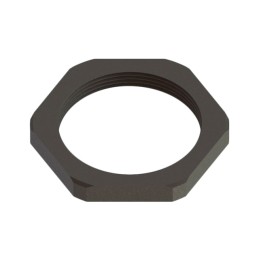 10 pcs : CGLN-PG7-BK - LOCK NUT 0.748' NYLON PG7