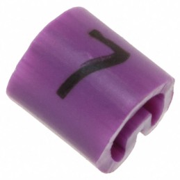 10 pcs : EC0580-000 - WIRE MARKER PUSH ON 4.5MM VIOLET