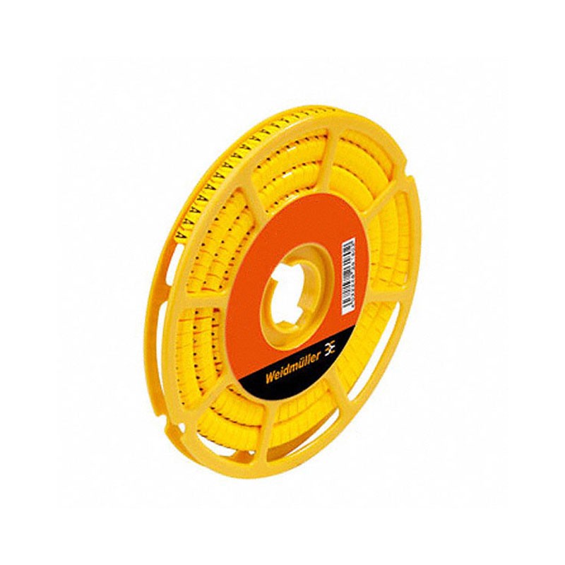 10 pcs : 1568261505 - WIRE MARKR SLIP-ON 7X4MM YLW/BLK