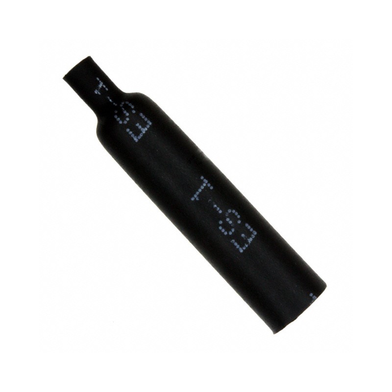 10 pcs : ES-CAP-NO.1-C1-0-35MM - HEATSHRINK END CAP BLACK 5.7MM