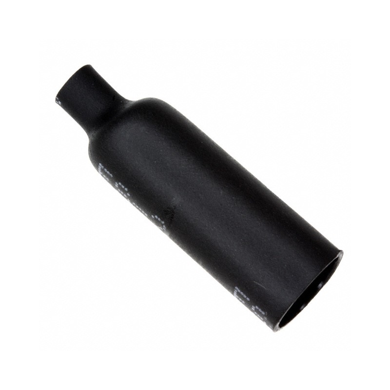 10 pcs : ES-CAP-NO.2-B9-0-30MM - HEATSHRINK END CAP BLACK 7.4MM