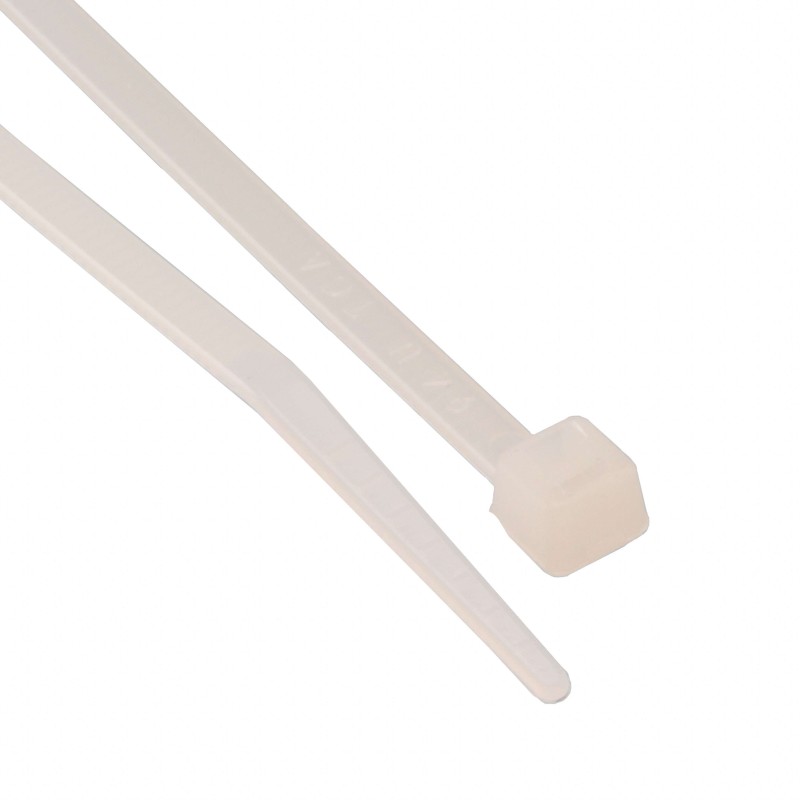 10 pcs : 1-608687-9 - CBL TIE LOCKING NATURAL 18LBS 8'