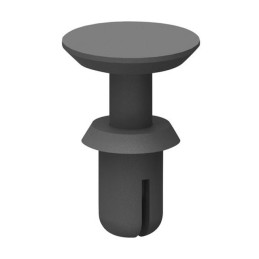 10 pcs : SRH-3555 - SNAP RIVET H-TYPE BLK.118-.157'
