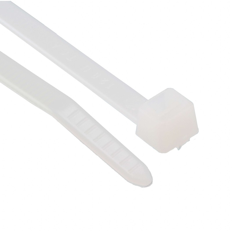 10 pcs : 1-604772-9 - CBL TIE LOCKING NATURAL 50LBS 8'