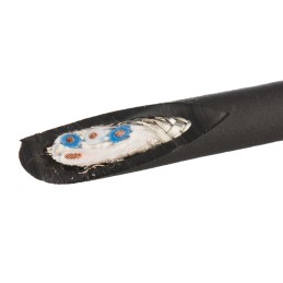 1 Reel of 30 M - Belden Screened 4 Core Microphone Cable, 0.2 mm² CSA, 6.22mm od, 30m, Black