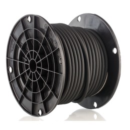 1 Reel of 30 M - Belden Screened 4 Core Microphone Cable, 0.2 mm² CSA, 6.22mm od, 30m, Black