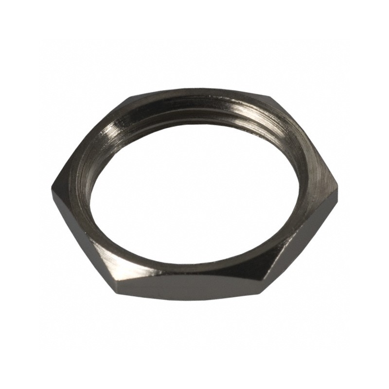 10 pcs : 1-329631-2 - JAM NUT 0.623' BRASS 1/2-28