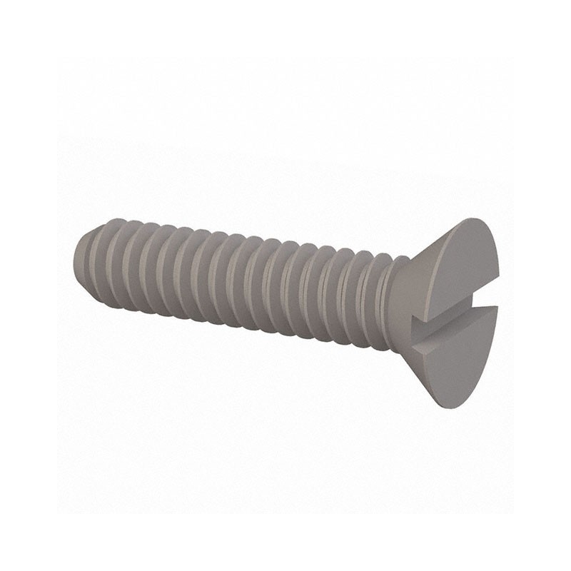 10 pcs : 020256A037PC - 82 SLOTTED CSK SCREW 2-56 THREAD