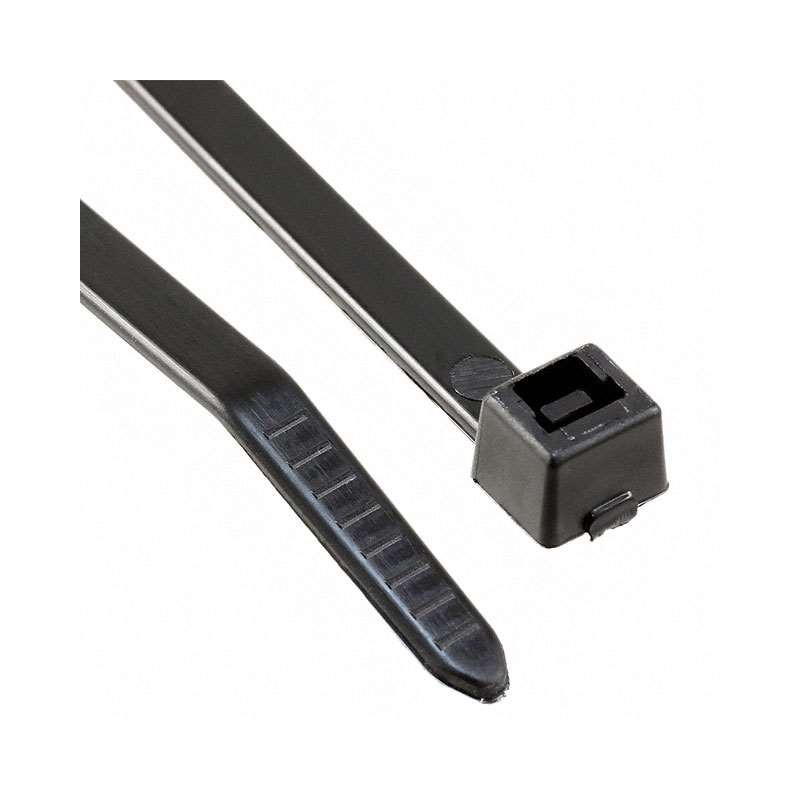 10 pcs : 1-604751-0 - CBL TIE LOCKING BLK 50LBS 11.83'