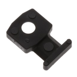 10 pcs : 3-350087-0 - CABLE TIE HLDR SGL SCREW 8 BLK