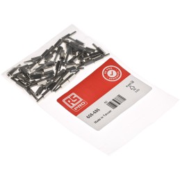 1 Pack of 50 - RS PRO Standoff, M3 x M3 Thread, 10mm Body, Brass, Male/Female, 8mm Stud