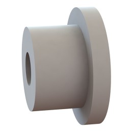 10 pcs : 12SWS3165 - SHOULDER WASHER, NATURAL, NYLON