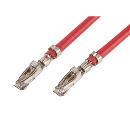 10 pcs : 2175002124 - PRE-CRIMP RED F-F 300MM 22AWG
