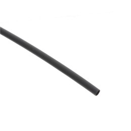 10 pcs : B2 1/8 BLACK SPL - HEATSHRINK 1/8' BLACK FOOT