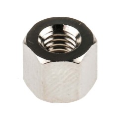 1 Pack of 50 - RS PRO Standoff, M4 x M4 Thread, 6mm Body, Brass, Female/Female