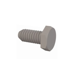10 pcs : 0325020050 - UNSLOTTED HEX BOLT 1/4-20 THREAD