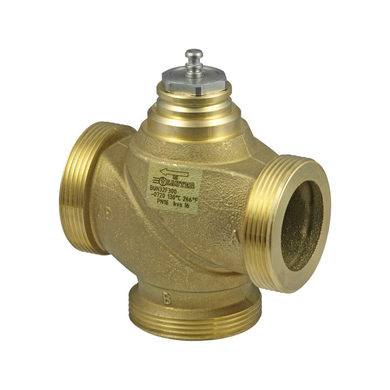 1 pcs - SAUTER REGULATION 3 V 3 port Motorised Valve, DN15 Pipe Size, 16 bar