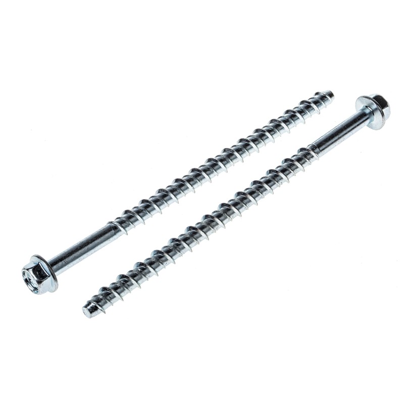 10 pcs - RS PRO Zinc Plated Steel Ankerbolt 10mm x 150mm, 8mm Fixing Hole