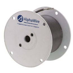 1 Reel of 30 M - Alpha Wire Xtra-Guard Flex Data Cable, 5 Cores, 0.14 mm², Screened, 30m, Grey PVC Sheath, 26 AWG
