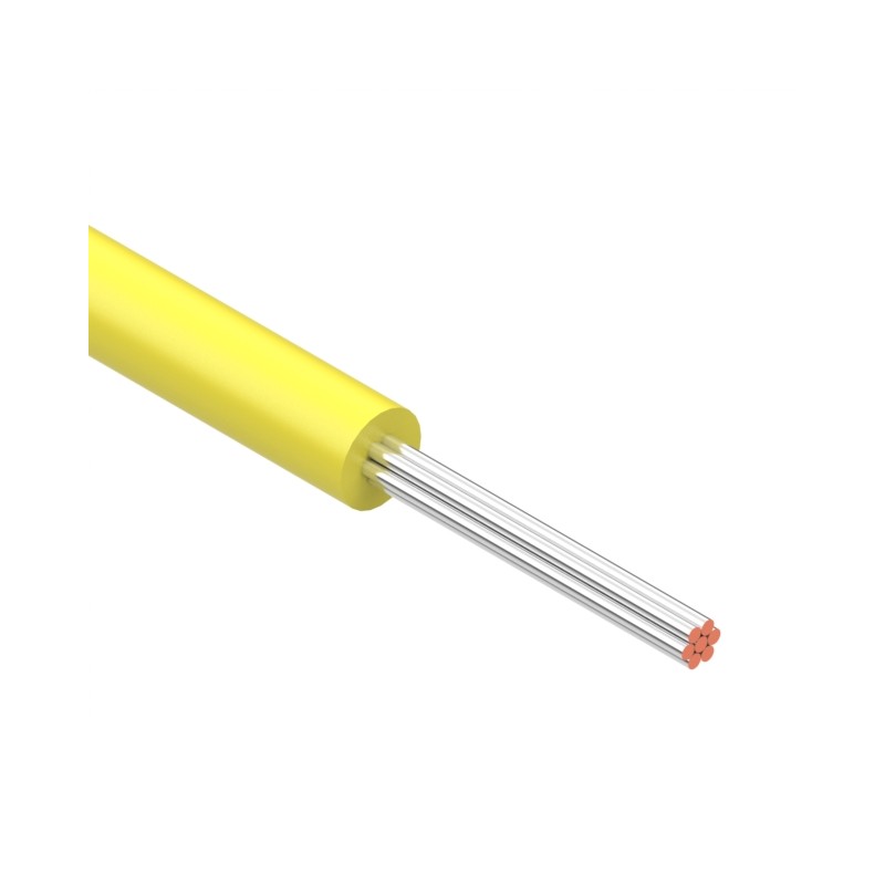 10 pcs : 30-02594 - HOOK-UP STRND 28AWG YELLOW 3.28'