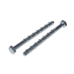 10 pcs - RS PRO Zinc Plated Steel Ankerbolt 10mm x 130mm, 8mm Fixing Hole