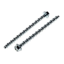 10 pcs - RS PRO Zinc Plated Steel Ankerbolt 6mm x 30mm, 5mm Fixing Hole