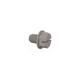 10 pcs : 32W37516050 - SLOTTED HEX WASHER SCREW, 1/4-20