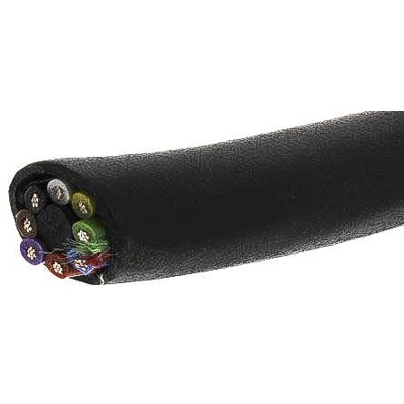 1 Reel of 30 M - Alpha Wire Xtra-Guard 2 Control Cable, 8 Cores, 0.56 mm², Unscreened, 30m, Black PE Sheath, 20 AWG