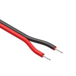 10 pcs : 30-03169 - CBL 2COND 28AWG BLACK/RED METER