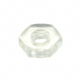 10 pcs : 0400632HNPC - HEX NUT 6-32 THREAD .120 HEIGHT