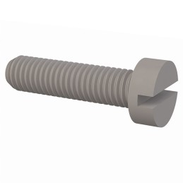 10 pcs : 50M100150D020 - CHEESE SLOTTED SCREW, M10 X 1.5
