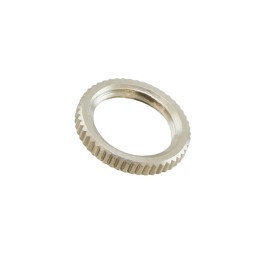 10 pcs : T2160 - KNURLED NUT 13/32' COPPER ALLOY